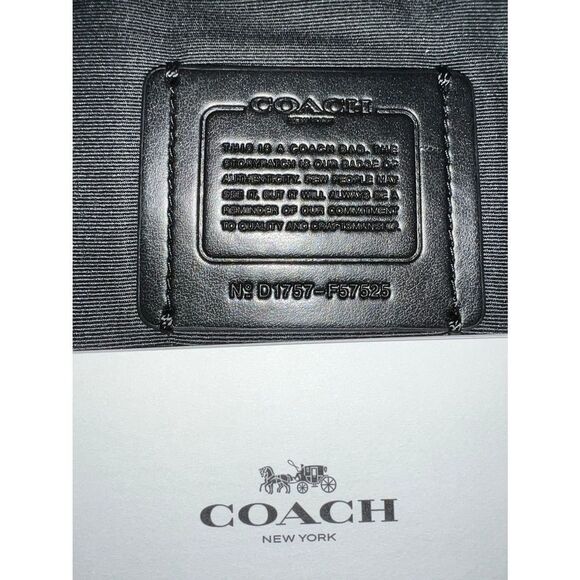 🔥🎁NWT! Coach Christie Carryall Handbag Crossgrain Leather Black XL Msrp:$450.00 - Picture 6 of 7